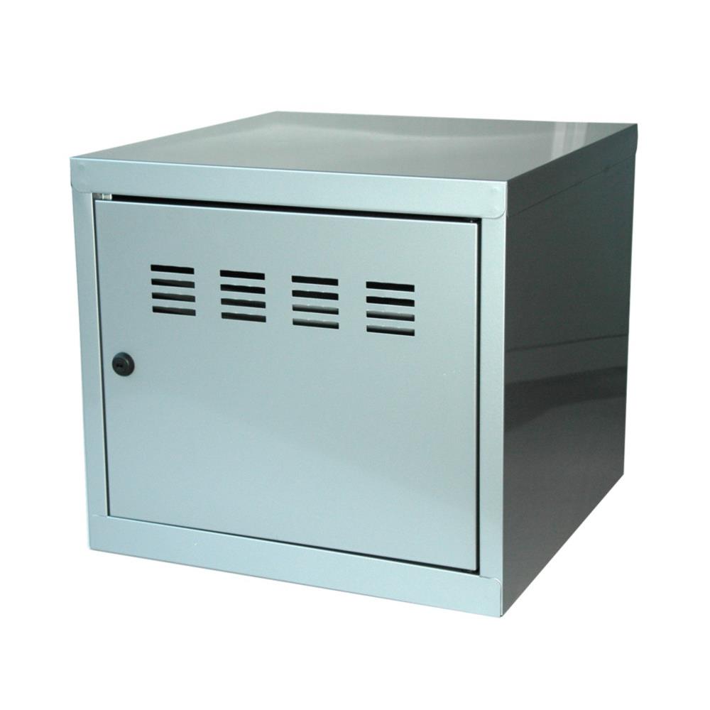 Casier de bureau individuel juxtaposable Box - H 36 cm - alu