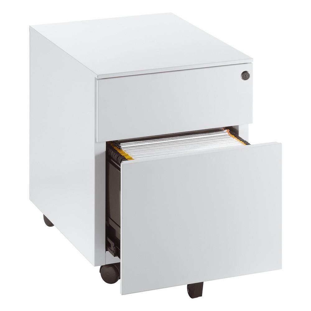 Caisson mobile Mobi - 2 tiroirs - blanc