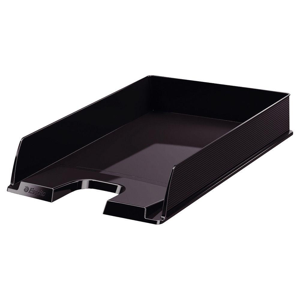 Corbeille  courrier Esselte Europost  - 35 x 6,10 x 25,4 cm - noir