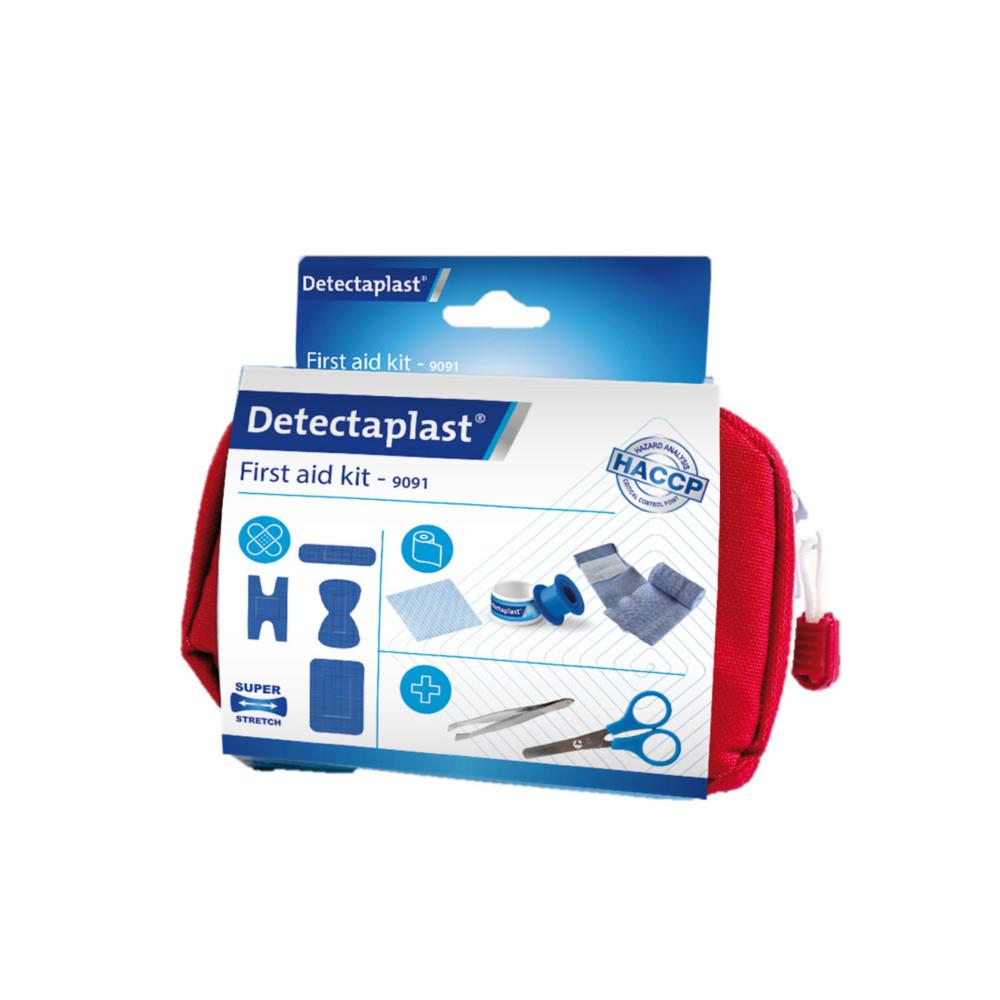 Trousse de premiers Detectaplast secours - HACCP - Pansements Super Stretch - Assortiment de 27 �l�ments