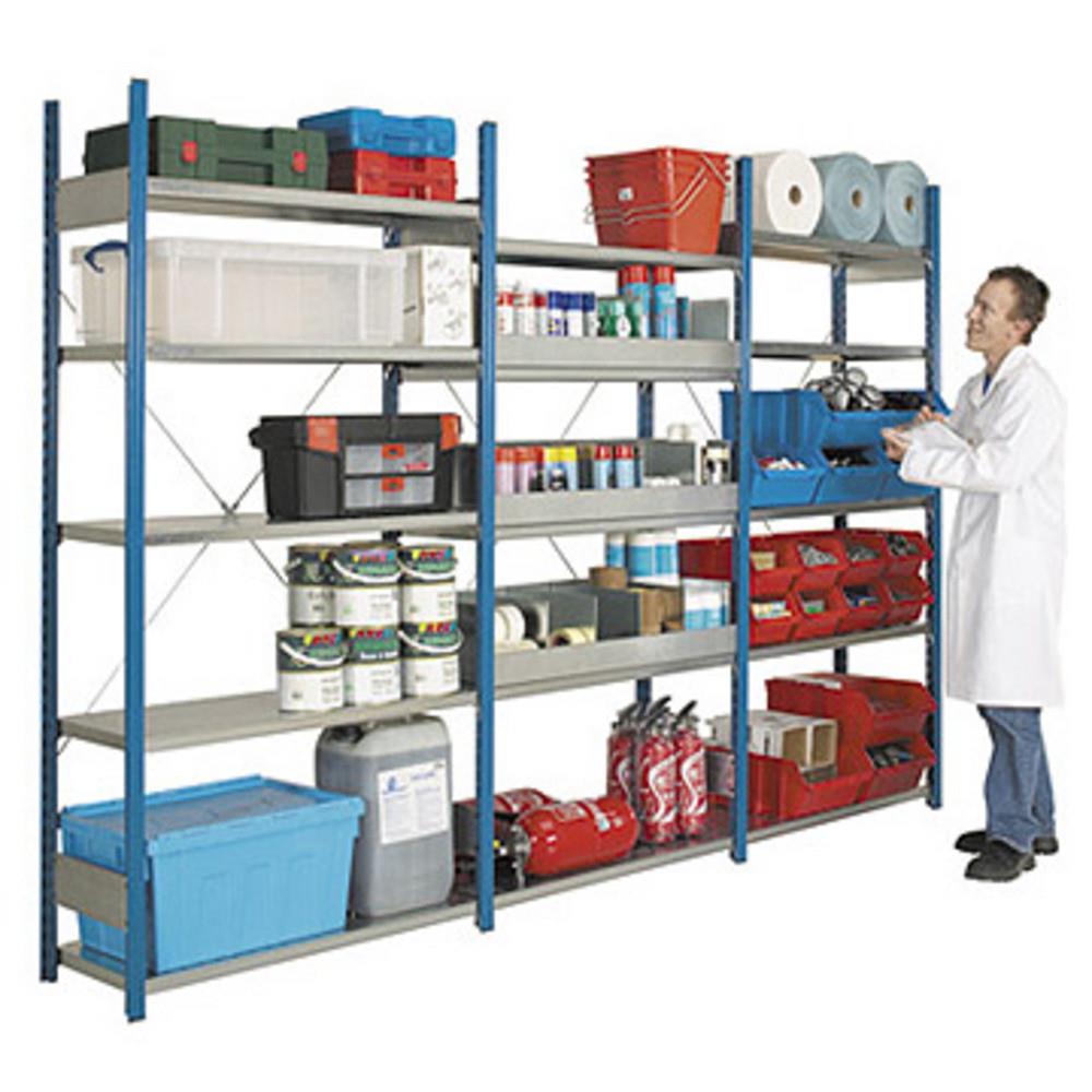 Rayonnage industriel Tl 200 - galvanis - P 40 cm -  tablettes pleines - lment suivant