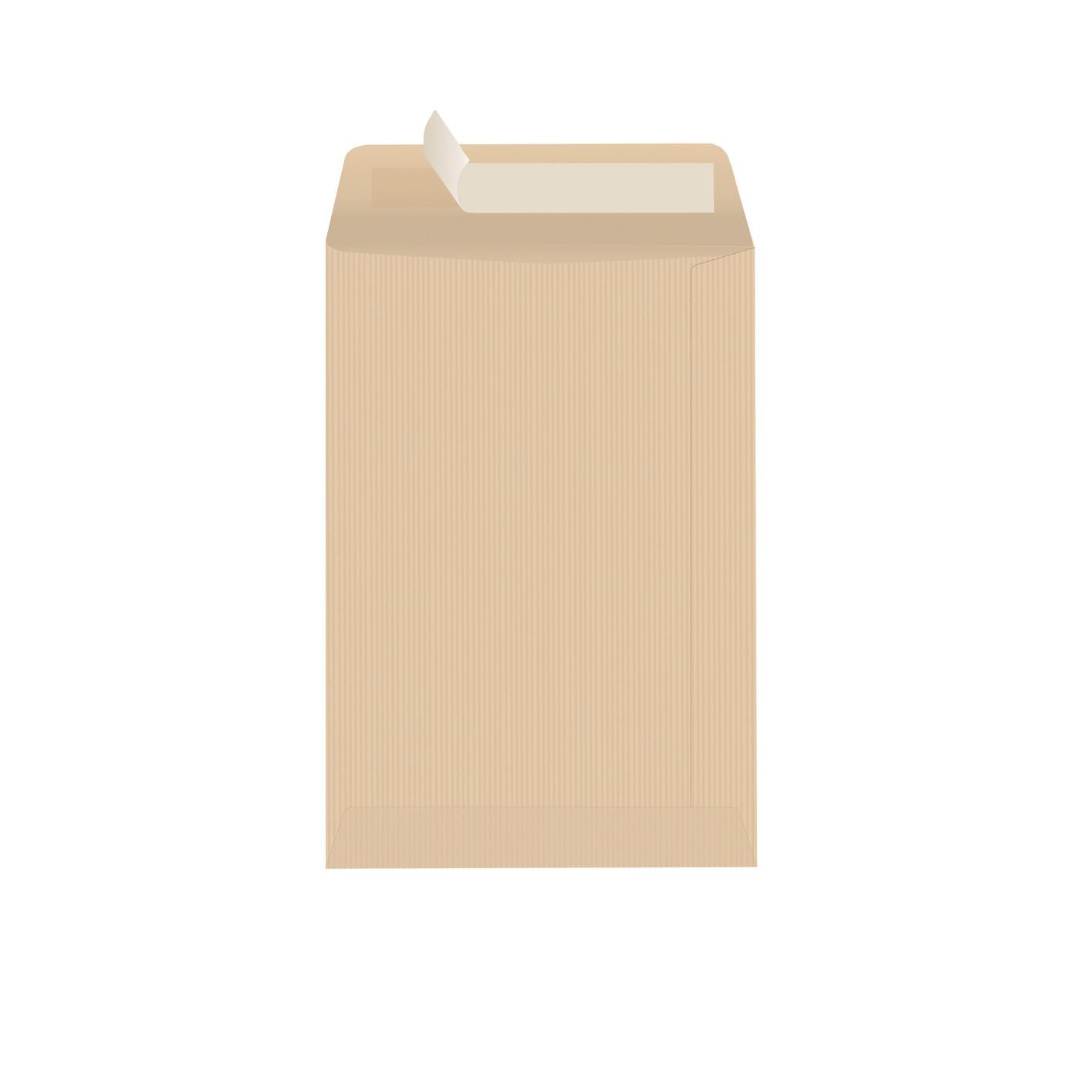 Pochettes 162x229 Mondoffice - kraft brun - auto-adhsives - 90g - bote de 500