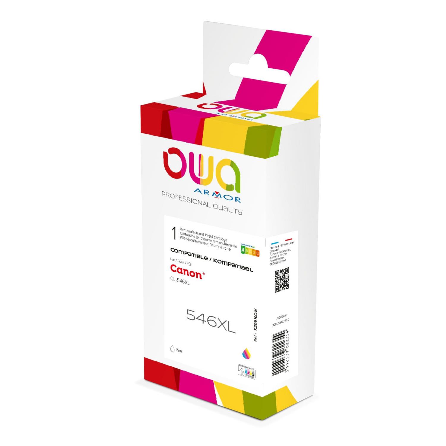 Cartouches pour imprimantes - Armor k20610ow cartouche d'encre compatible cyan, magenta, jaune