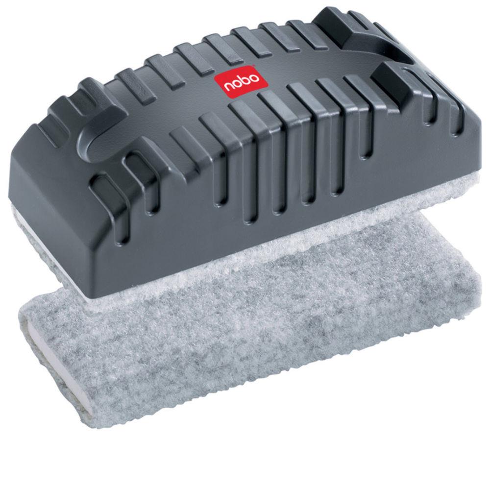 Recharges de brosse magntique pour tableau blanc - Feutre gris - lot de 10