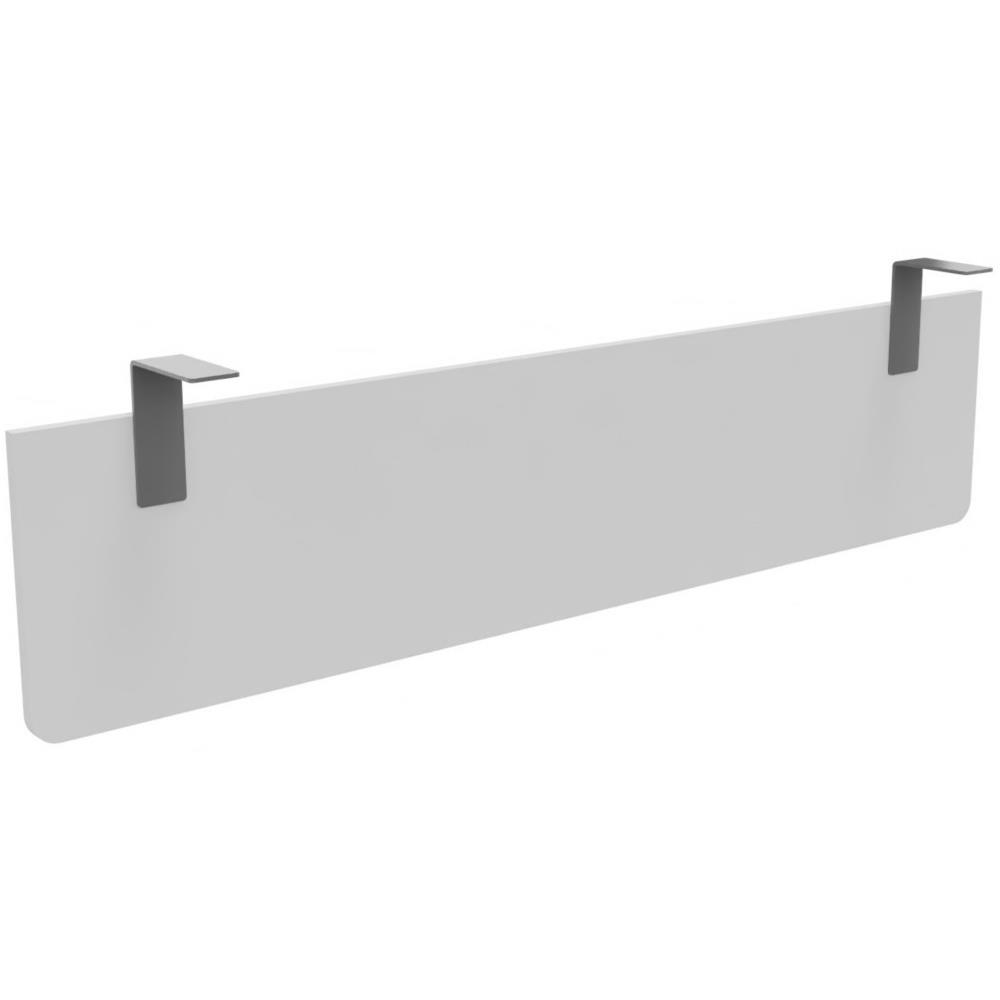 Voile de fond Triomphe , E-Link m�lamin� Blanc - Pour bureau L 160 cm fixation aluminium