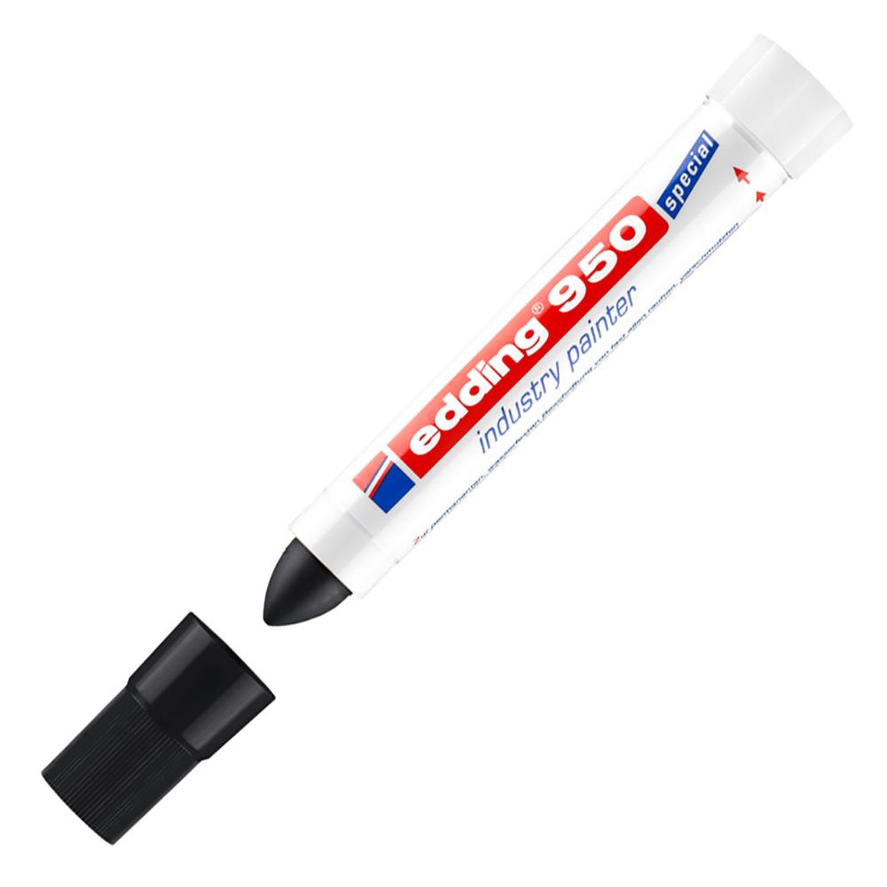 Marqueur peinture pour l'industrie 950  pointe ogive 10 mm noir