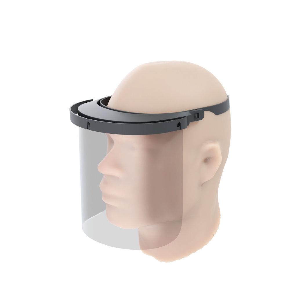 Visire de protection visage - paroi amovible - lavable et rutilisable