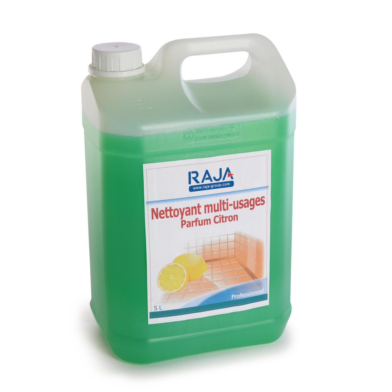 Nettoyant de surface multi-usage Mondoffice - senteur citron frais - concentr bleu - 5 litres