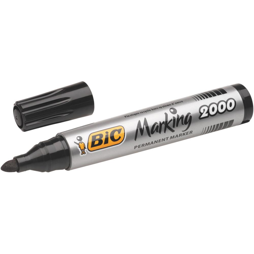 Marqueur permanent Bic Marking 2000 - pointe ogive - noir