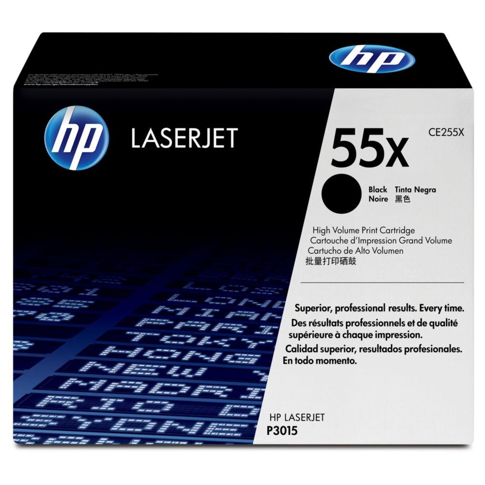 Cartouches de toner - Hp 55x toner laserjet noir grande capacit authentique