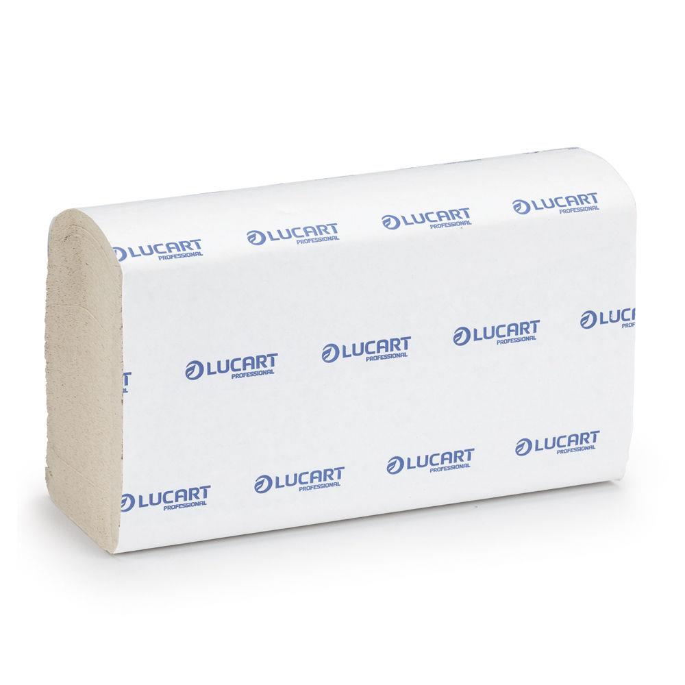 Essuie-mains recycl pli Lucart EcoNatural 200 feuilles - lot de 15
