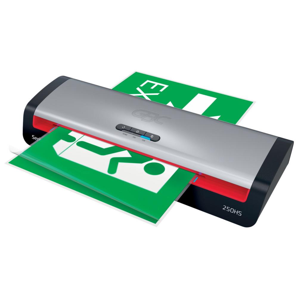 Plastifieuse 250HS GBC Office A3 - Pochettes de 75 jusqu'� 125 microns - Noir/Rouge