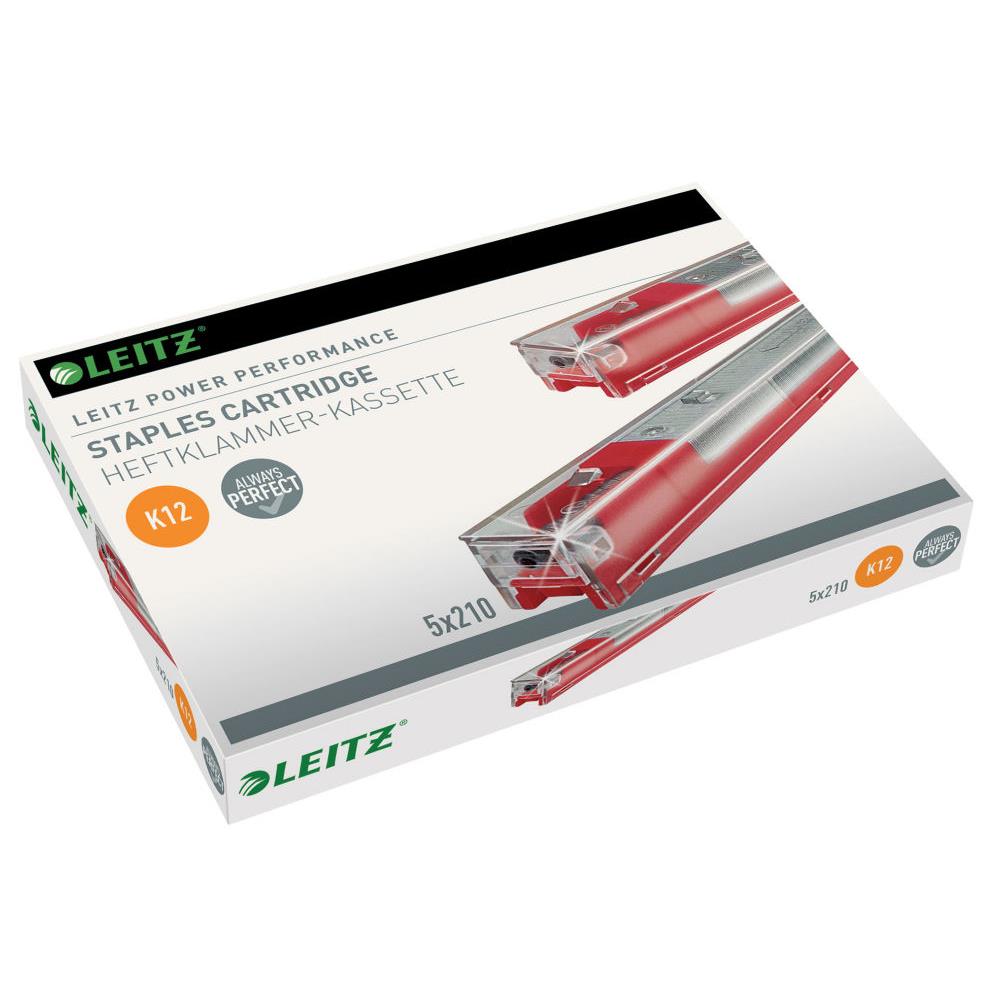 Recharges d'agrafes 26/12 pour agrafeuses gros travaux Leitz - bote de 5