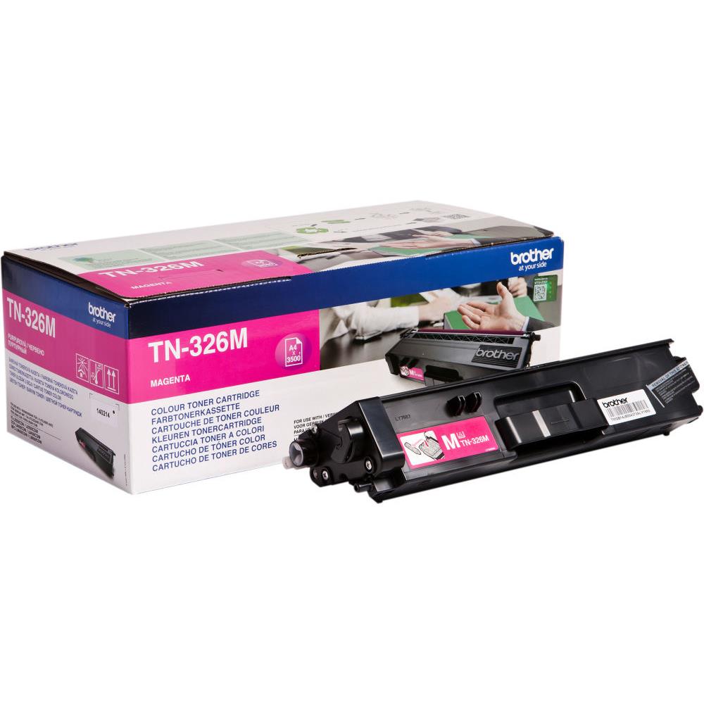 Cartouches de toner - Brother tn-326m - cartouche de toner originale - magenta