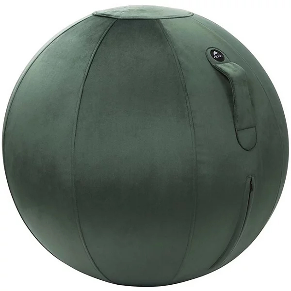 Sige ballon ergonomique pour bureau Alba Ergo Ball - Housse velours Vert meraude