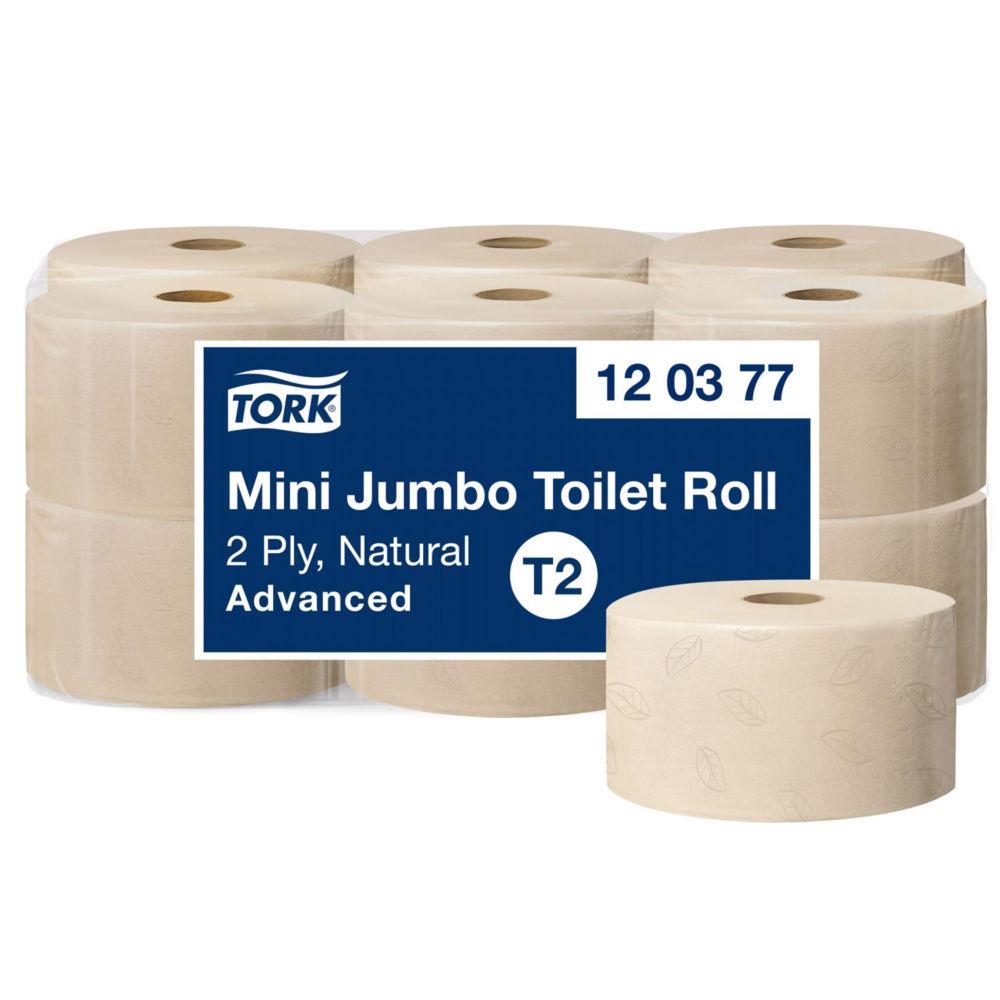 Essuie-mains recycl Tork Xpress H2 enchevtrs double paisseur gaufr Naturel - lot de 21 rouleaux