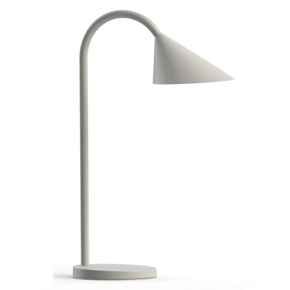 Lampe  LED Unilux Sol - H45cm - 4W - 100lm/W - 20000h - bras flexible - interrupteur sur cordon - A - blanc