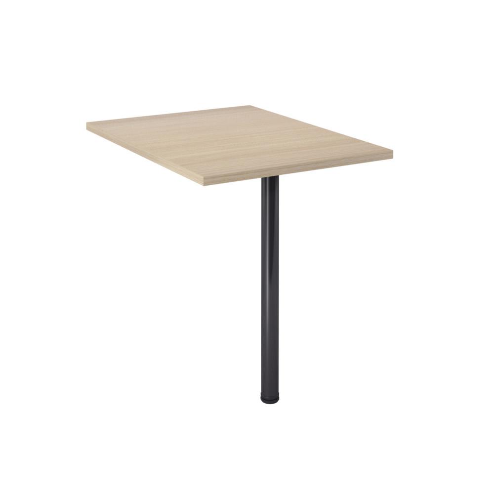 Extension rectangle - NF Environnement chne - H72 x L60 cm - pied tube anthracite