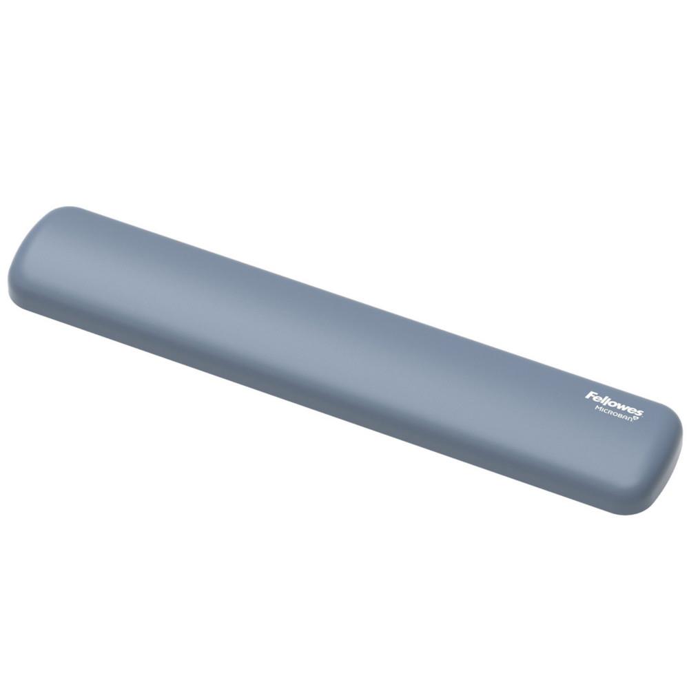 Repose-poignet Breyta Fellowes pour clavier compact - Coussinantibact�rien en silicone doux - L. 32 x P. 6 cm - Bleu