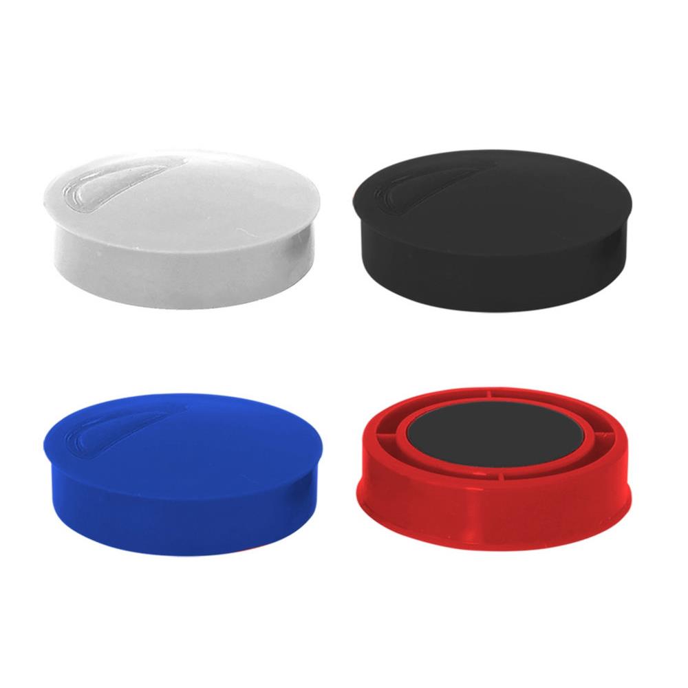 Aimant rond Wonday pour tableau magntique - Diamtre 40 mm - Coloris assortis (sac 4 units)