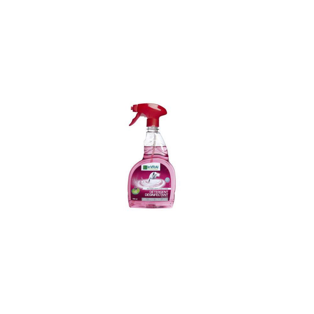 Dtergent dsinfectant sanitaire Le Vrai - Parfum fleural - 750 ml