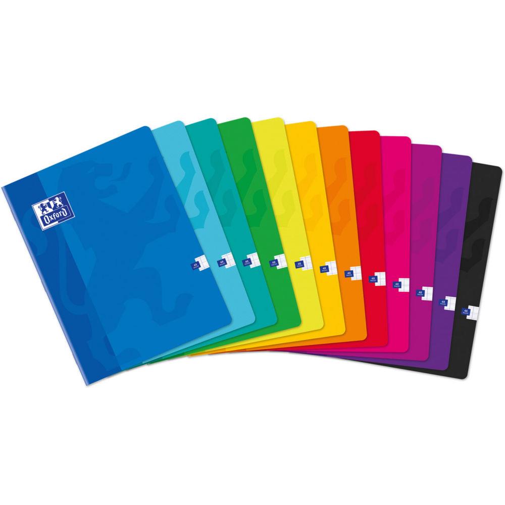 Cahier Super Conqurant - reliure piqre - 24x32 cm - 48 pages - grands carreaux - papier 90g