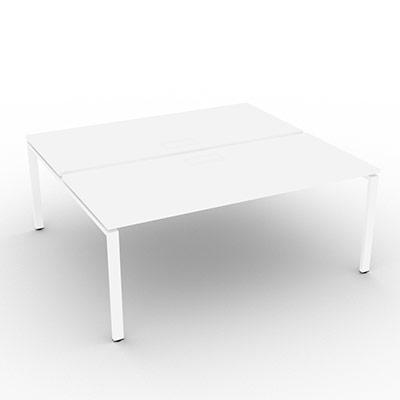 Bench gamme Conect quip de trappes de soft closing - 180 x 165 cm - dcor blanc neige - pitement arche fixe blanc - lment dpart