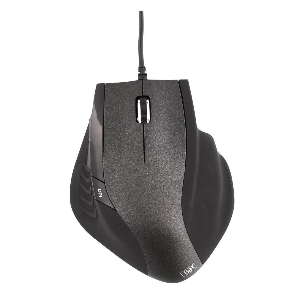 Souris ergonomique filaire Tnb - noir