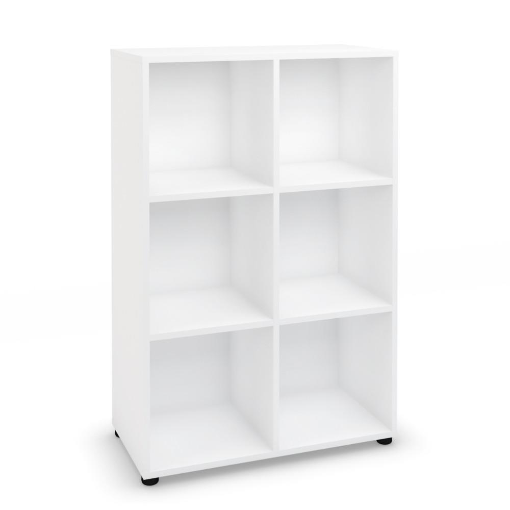 Casier de bureau individuel Aenor 6 cases - Blanc