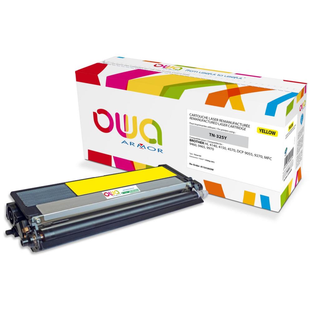 Cartouches de toner - Armor k15426ow cartouche de toner 1 pice(s) compatible jaune