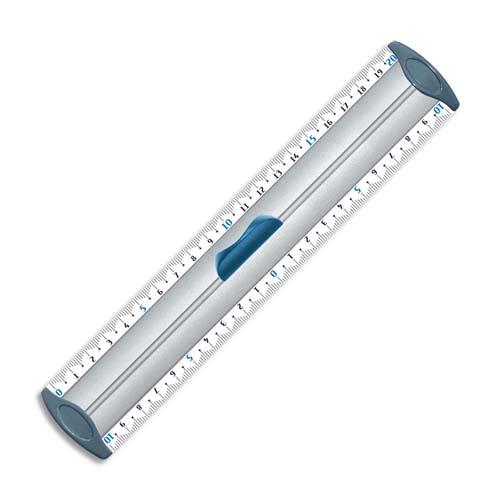 Rgle plate Maped en aluminium - longueur 20 cm