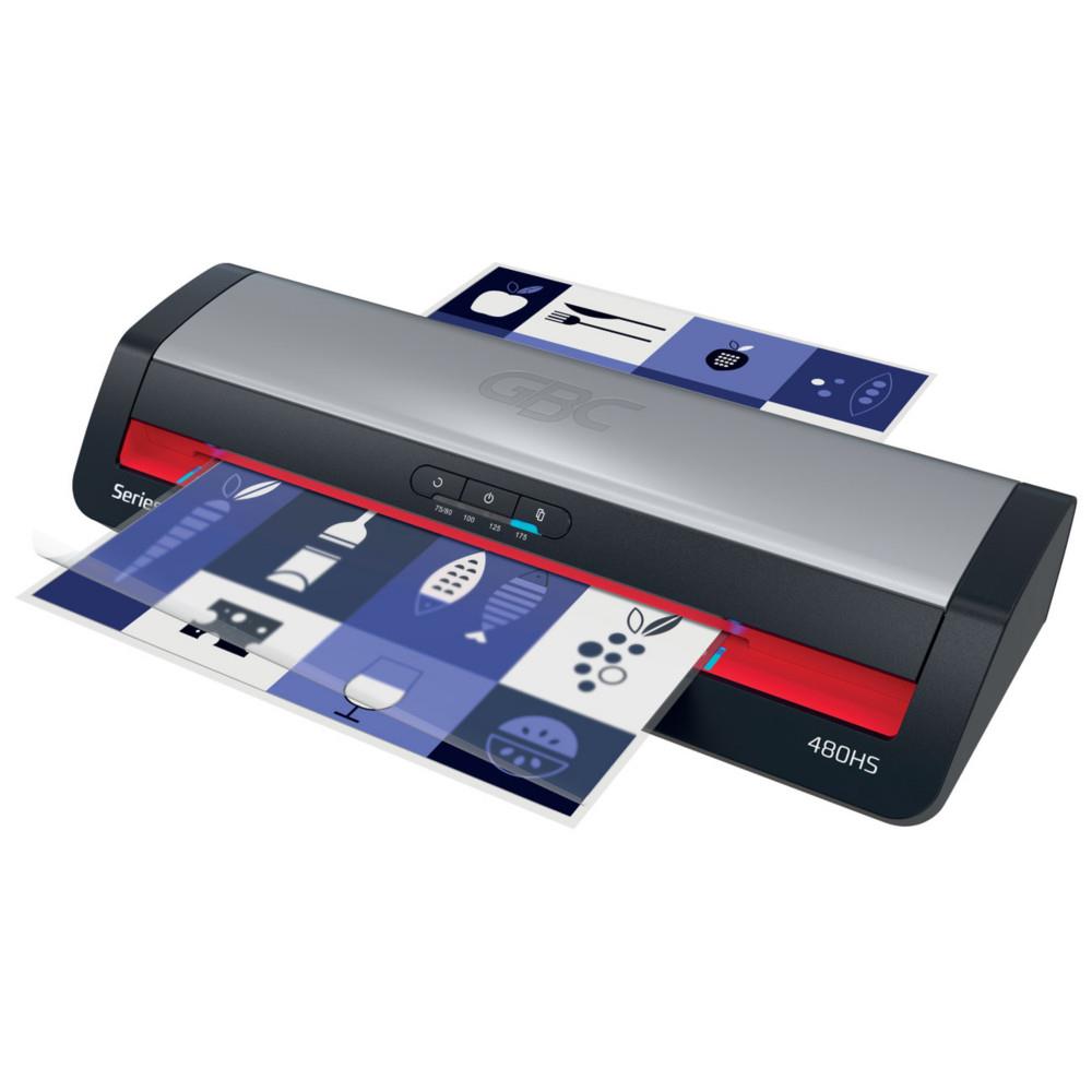 Plastifieuse 480HS GBC Office A3 - Pochettes de 75 jusqu'� 175 microns - Noir/Rouge