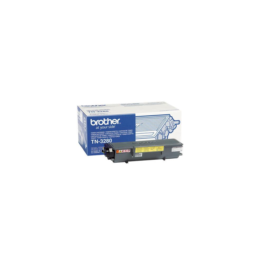 Cartouches de toner - Brother tn-3280 - cartouche de toner originale  haut rendement - noir