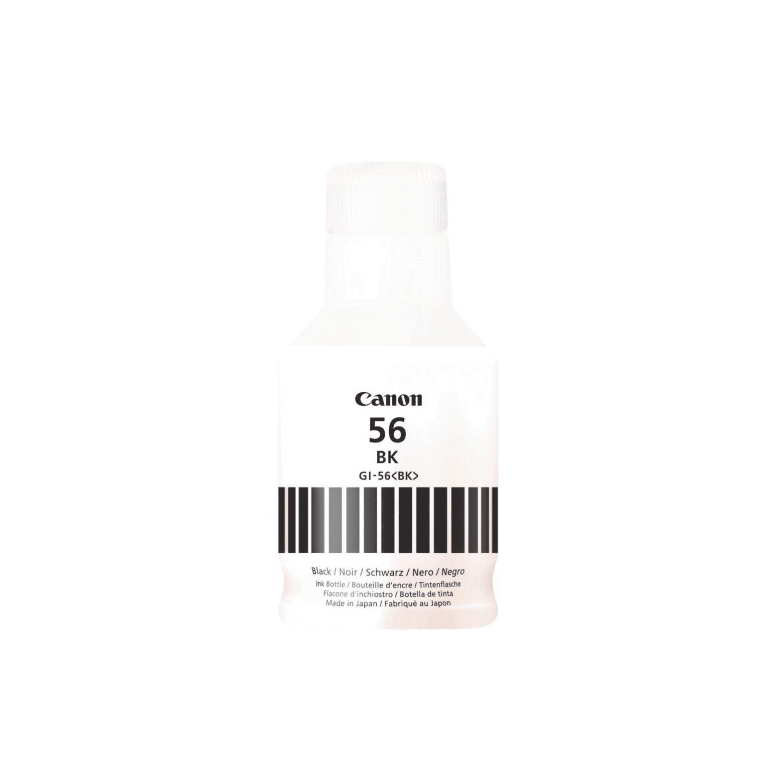 Recharges d'encre pour imprimante - Canon bouteille d'encre noire gi-56bk