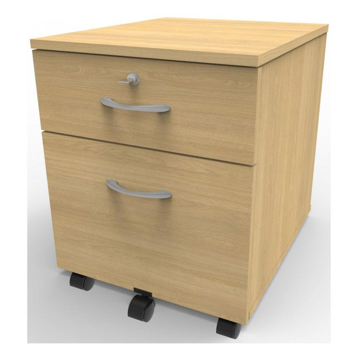 Caisson mobile Bois 2 tiroirs Kube 2 - Ch�ne