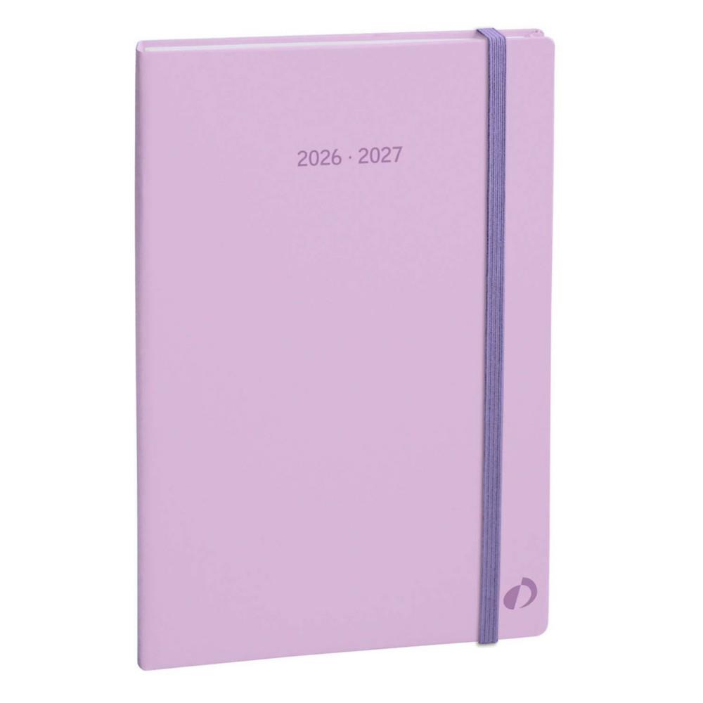 Agenda semainier Quo Vadis Plan Week Ministre - 16 x 24 cm - Pastel Parme- Septembre 2026 � D�cembre 2027