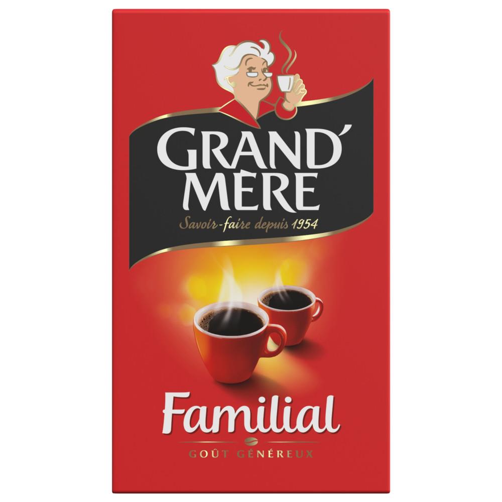 Caf moulu Grand-Mre familial Robusta - paquet de 250 g
