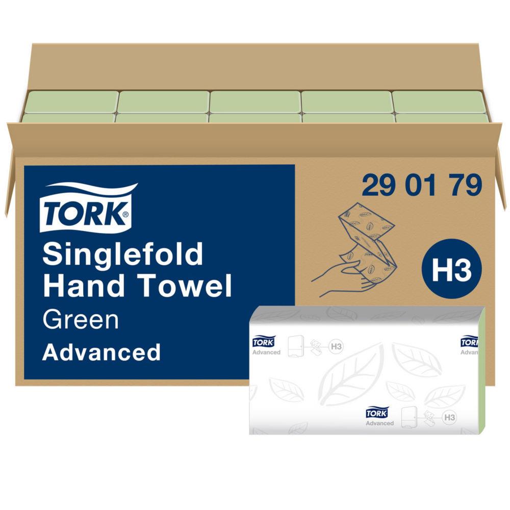Essuie-mains en papier Tork H3 Advanced - 2 plis en V - Carton de 15 paquets