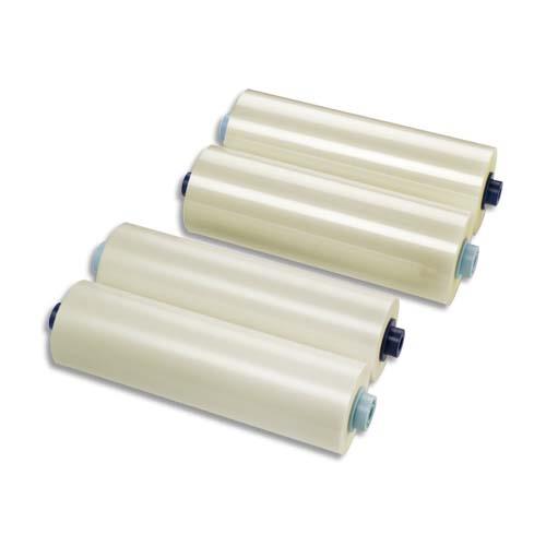 Rouleaux de film transparent de plastification GBC - 75 microns - brillant - 305 mm x 150 m