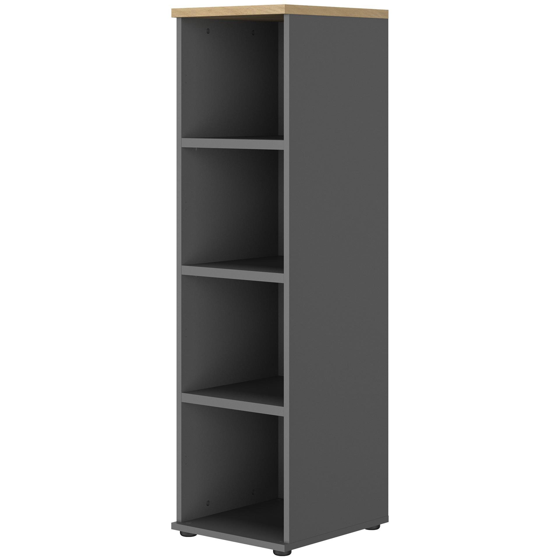 Meuble mihaut de rangement sans porte Harmonie pas cher Office