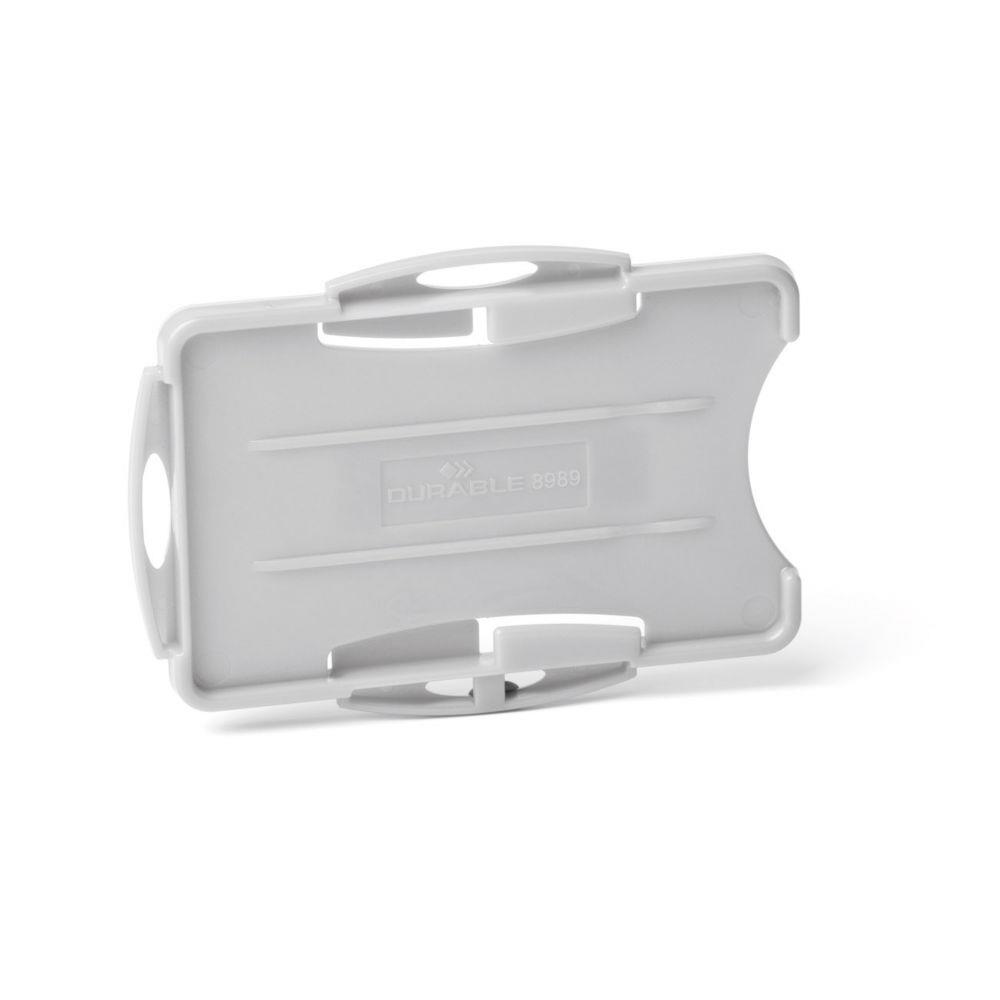 Porte-badge de scurit Durable ECO ouvert pour 2 cartes 54 x 87 mm - Noir