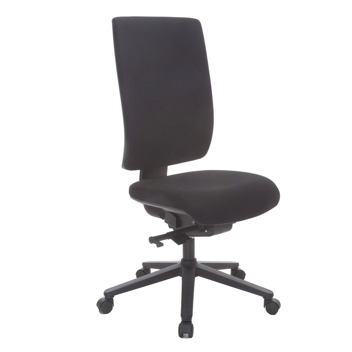 Sige de bureau Infinity 2 - dossier 67 cm - tissu noir