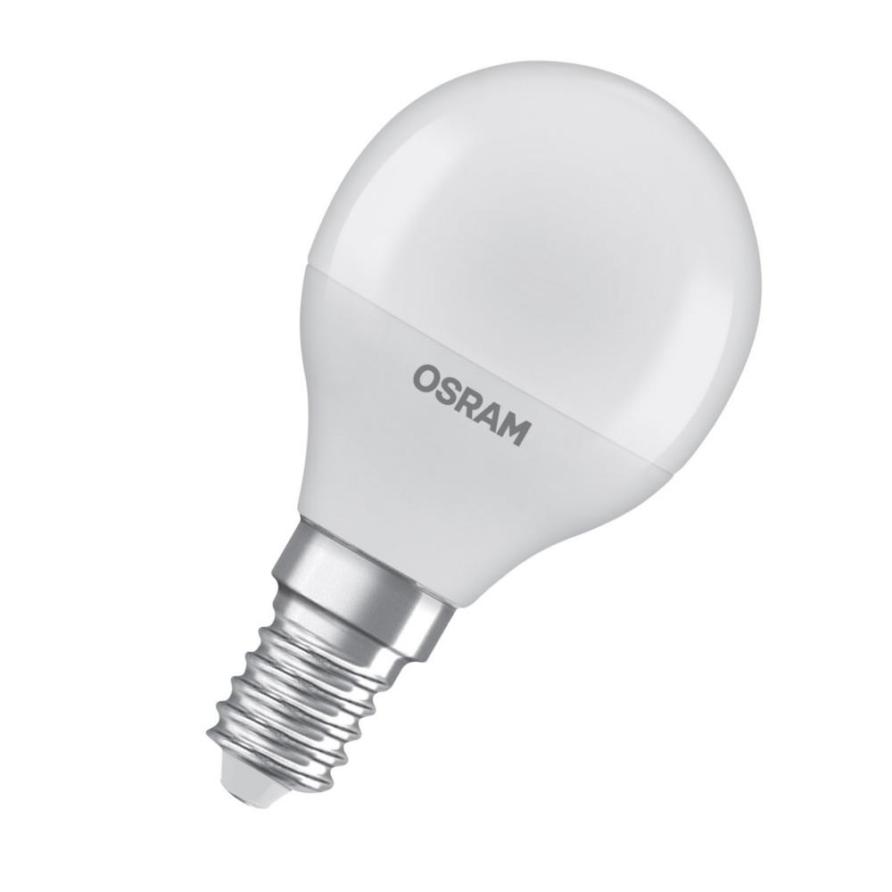 Ampoule LED Osram E14 opaque 4,9 W - 470 lm - Equivaut � 40 W - Blanc chaud 2700K