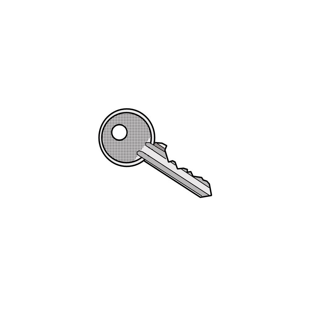 Cl pour bloc multicases 2 portes