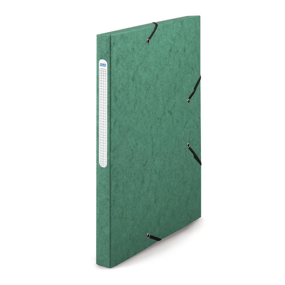 Chemise  lastiques 3 rabats Raja - Format 24 x 32 cm - Vert