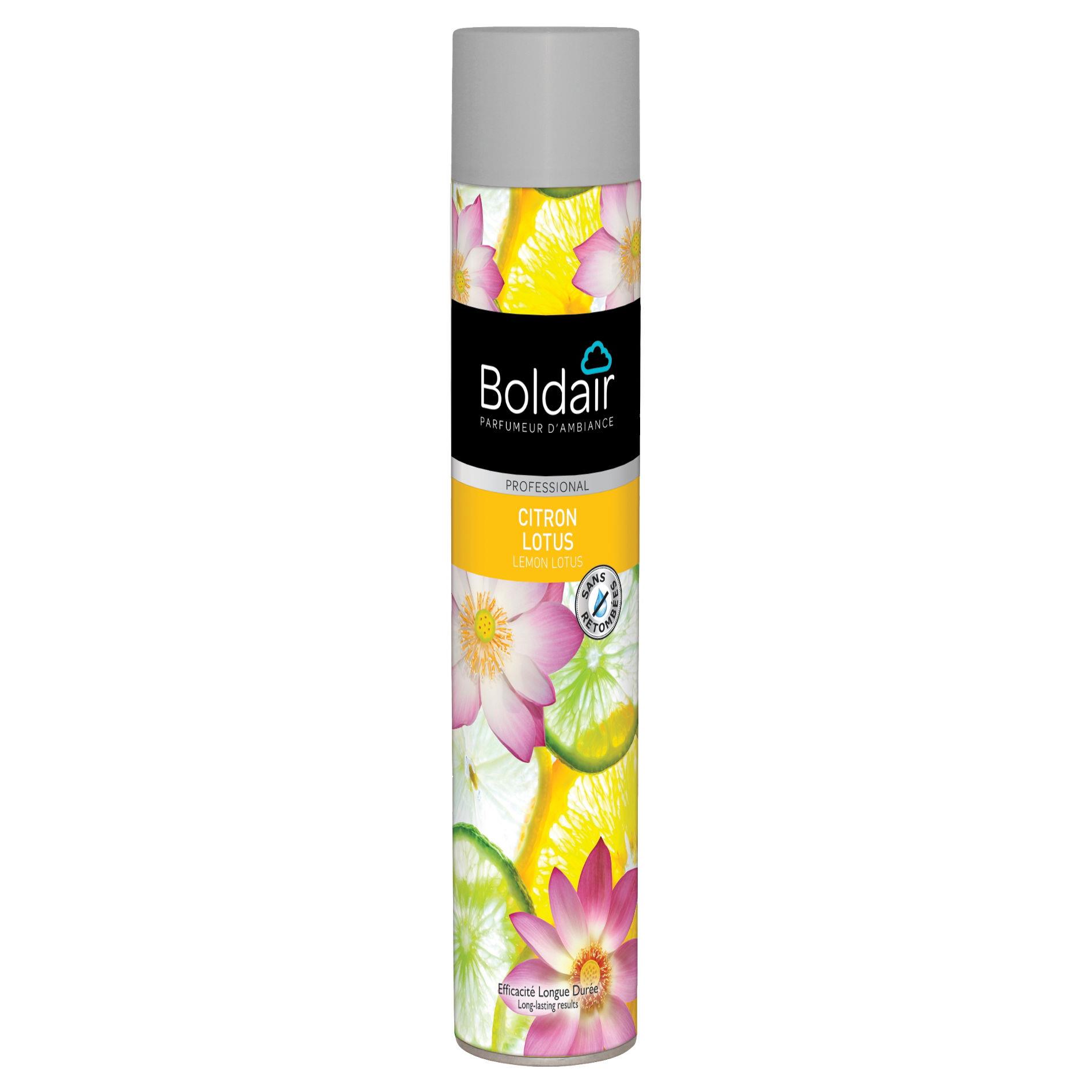 Dsodorisant d'atmosphre Boldair - parfum Citron Lotus Professional - 750 ml