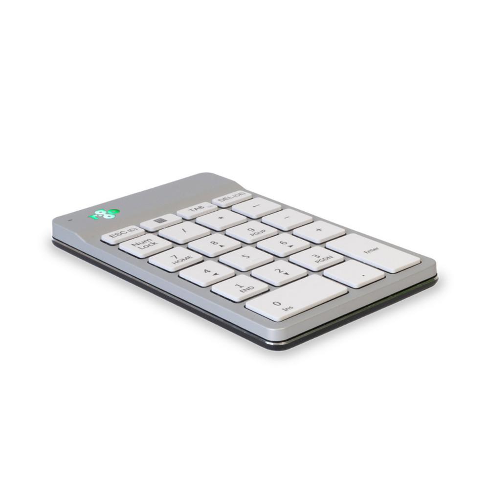 R-go tools clavier r-go numpad break, clavier numrique ergonomique avec logiciel de pause, bluetooth, blanc