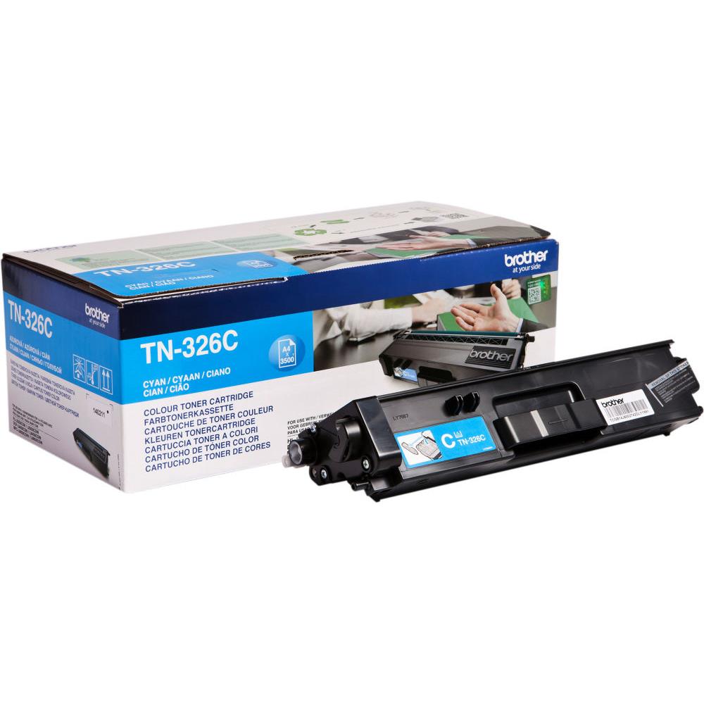 Cartouches de toner - Brother tn-326c - cartouche de toner originale - cyan