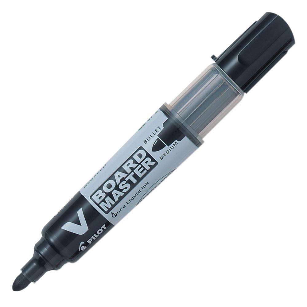 Marqueur effaable  sec Vboard Master - pointe ogive - noir
