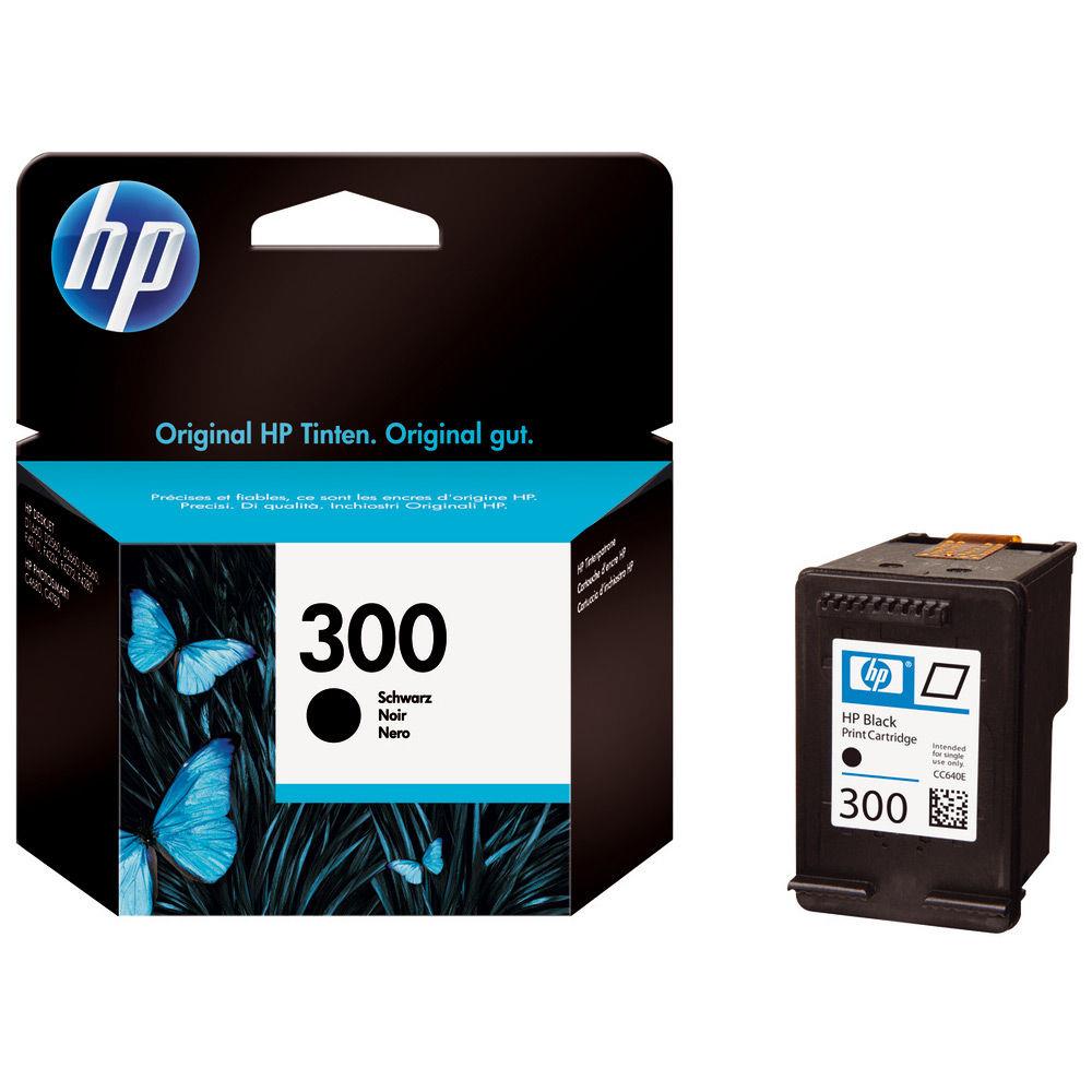 Cartouches pour imprimantes - Hp 300 cartouche d'encre noir authentique